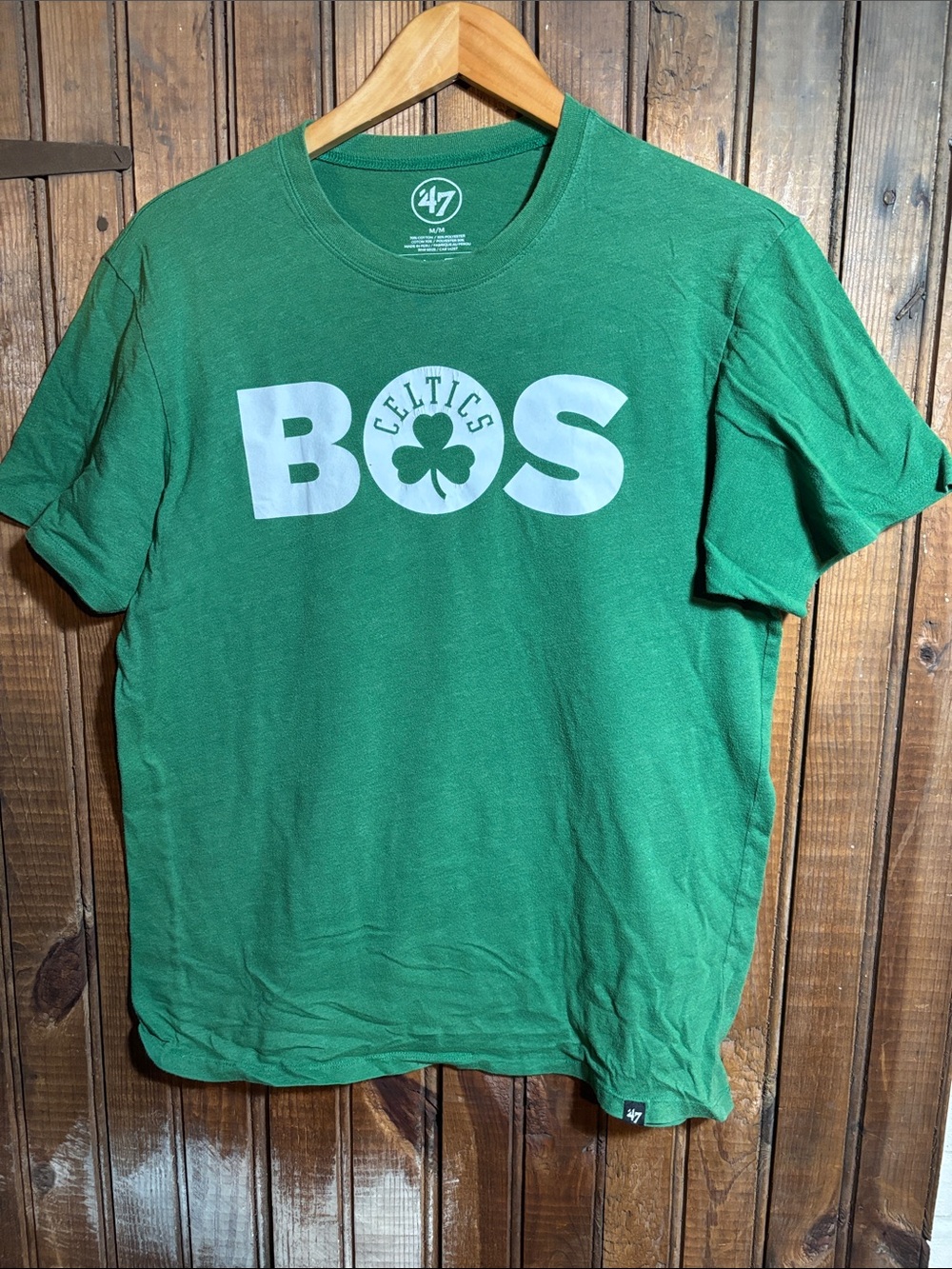 47 Boston Celtics Green BOS Graphic Short Sleeve Tee